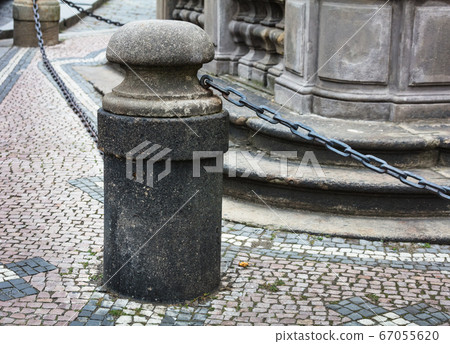 posts with iron chains posts with iron chains 67055620