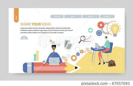Share Your Ideas, creative website template Share Your Ideas, creative website template 67057093