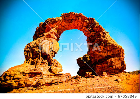 Arch Rock formation aka Arch of Africa or Arch of 67058849