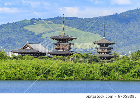 World Heritage Yakushiji Temple and Mt. World Heritage Yakushiji Temple and Mt. 67059883