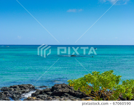 Turquoise beach view on the Indian Ocean in Grand Turquoise beach view on the Indian Ocean in Grand 67060590