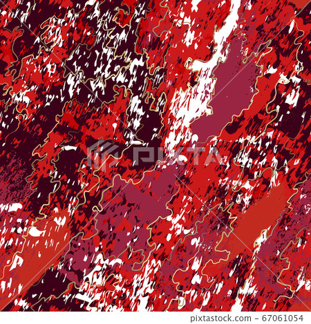 Bright abstract art red colored vector seamless pattern. Bright abstract art red colored vector seamless pattern. 67061054