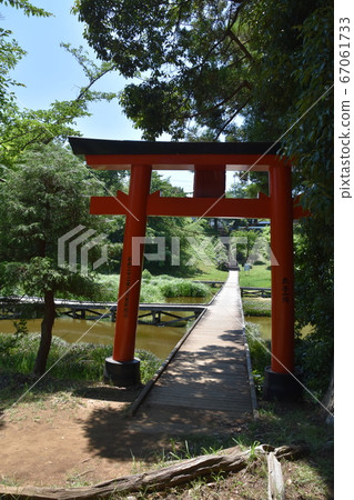 嚴島濕地公園嚴島神社鳥居中井町 嚴島濕地公園嚴島神社鳥居中井町 67061733