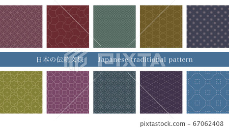 Japanese traditional pattern 67062408