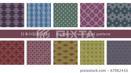 Japanese traditional pattern 67062410
