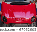 Red car bonnet ,Finished sprayed 67062603