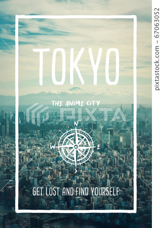 Tokyo, Japan, the anime city. Trendy travel Tokyo, Japan, the anime city. Trendy travel 67063052