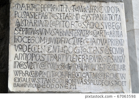 genoa porta soprana medieval gate old marble 67063598