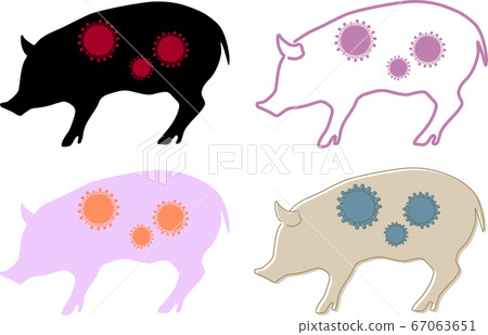Pig livestock pig farming infectious disease image Pig livestock pig farming infectious disease image 67063651