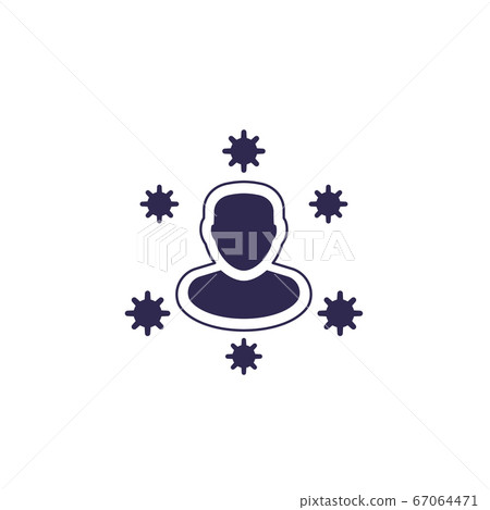 immune system vector icon on white - Stock Illustration [67064471] - PIXTA