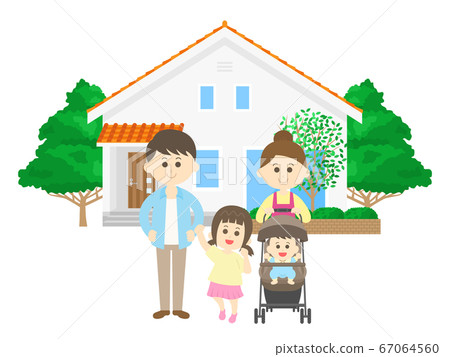 家庭和自己的家圖 家庭和自己的家圖 67064560