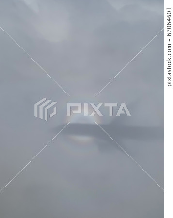 shadow of the airplane on the cloud shadow of the airplane on the cloud 67064601