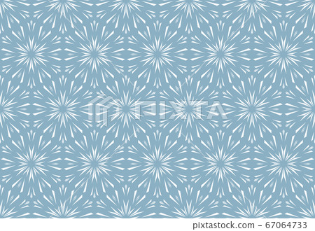 Snowflakes icon collection. Graphic modern blue 67064733