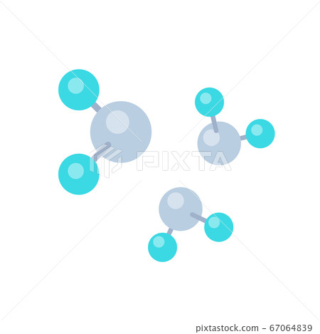 titanium dioxide, TiO2 molecules isolated on white titanium dioxide, TiO2 molecules isolated on white 67064839