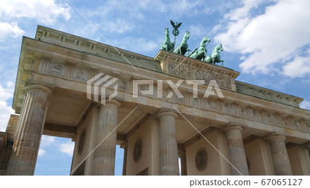 Famous landmark in Berlin - The Brandenburg Gate called Brandenburger Tor Famous landmark in Berlin - The Brandenburg Gate called Brandenburger Tor 67065127
