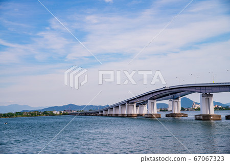 (Shiga Prefecture) Lake Biwa Ohashi (Shiga Prefecture) Lake Biwa Ohashi 67067323