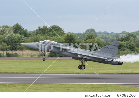 Swedish Air Force JAS39C Gripen Takeoff 67068266