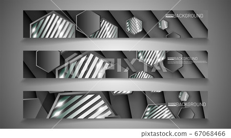 Set banner background for your design. vector Set banner background for your design. vector 67068466