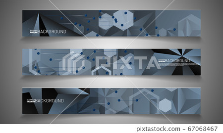 Set banner background for your design. vector Set banner background for your design. vector 67068467