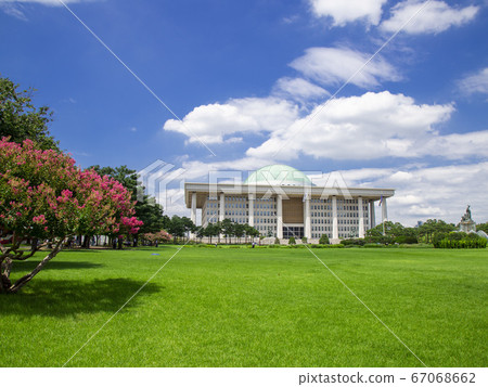 The National Assembly Building, Yeouido-dong, Yeongdeungpo-gu, Seoul, Korea The National Assembly Building, Yeouido-dong, Yeongdeungpo-gu, Seoul, Korea 67068662