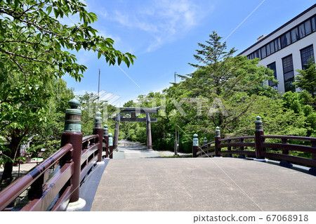 柳川市Sanbashira神社的鳥居 67068918