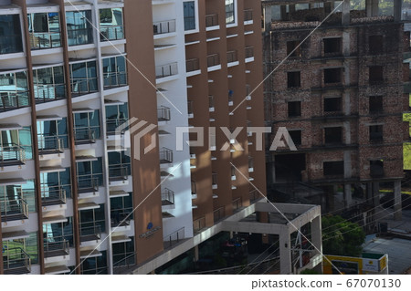 孟加拉國考克斯巴扎爾市汽車旅館區度假酒店沿科拉特里路的城市景觀 孟加拉國考克斯巴扎爾市汽車旅館區度假酒店沿科拉特里路的城市景觀 67070130
