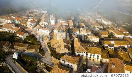 Aerial view of Liedena cityscape Aerial view of Liedena cityscape 67072985
