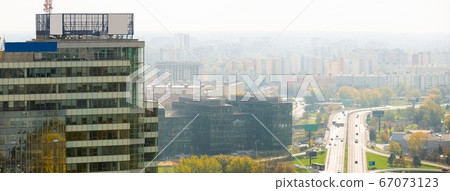 Panoramic view of Bratislava with modern apartment buildings Panoramic view of Bratislava with modern apartment buildings 67073123