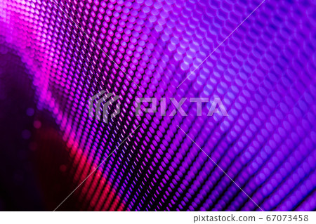 CloseUp LED blurred screen. LED soft focus 67073458