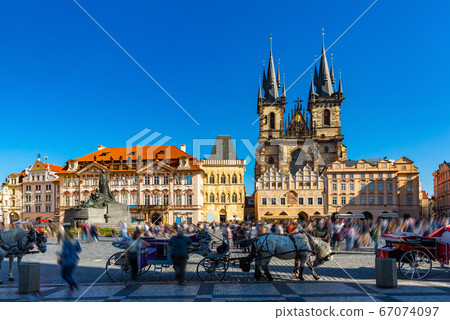 Old Town Square in Prague, Czech Republic Old Town Square in Prague, Czech Republic 67074097