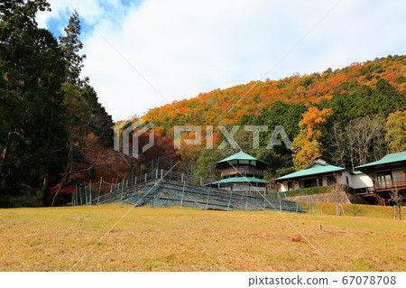 Autumn Leaves Taniguruma Kegonji Temple. 37 (Tanigu, Ibigawa-cho, Ibi-gun, Gifu Prefecture) Autumn Leaves Taniguruma Kegonji Temple. 67078708