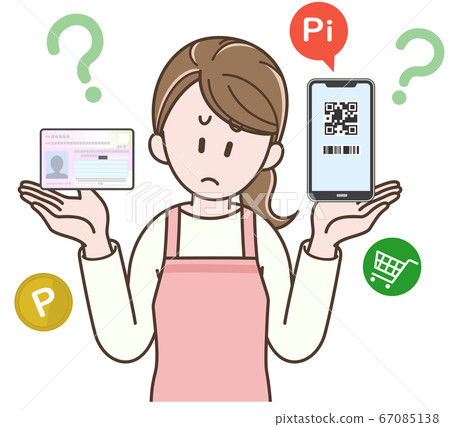 擔心未成年人的家庭主婦的插圖 67085138