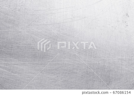 aluminium metal texture background, scratches on polished stainless steel. 67086154