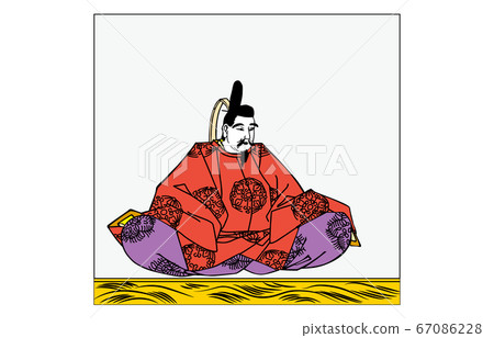 如今的Hyakunin Isshu Azuma Nishiki帶有詩篇的框架83大田俊雄女皇 如今的Hyakunin Isshu Azuma Nishiki帶有詩篇的框架83大田俊雄女皇 67086228