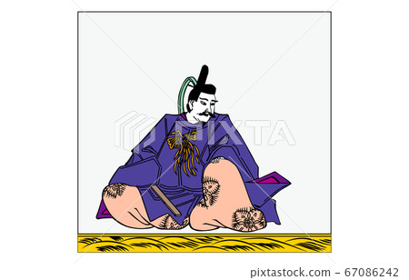 Nowadays Hyakunin Isshu Azuma Nishiki frame There is a sensen picture 73 67086242