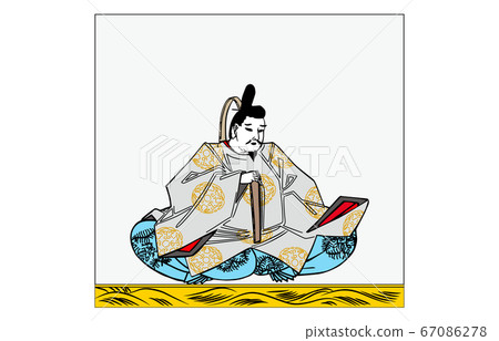 如今的Hyakunin Isshu Azuma Nishiki框架與Kasen圖片51藤原正方 67086278