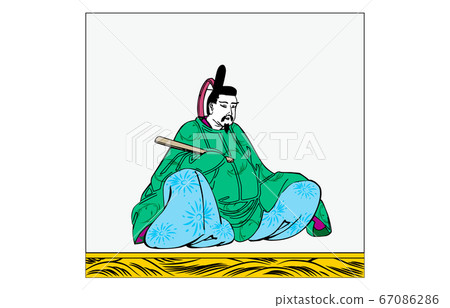 Nowadays Hyakunin Isshu Azuma Nishiki frame There is a poem 29 67086286