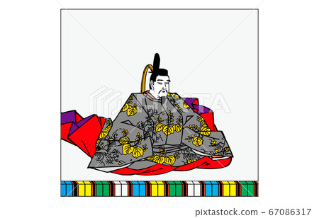 如今的Hyakunin Isshu Azuma Nishiki框架與詩歌15三皇大帝 67086317