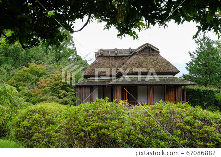 Tea room in Japanese garden Tea room in Japanese garden 67086882