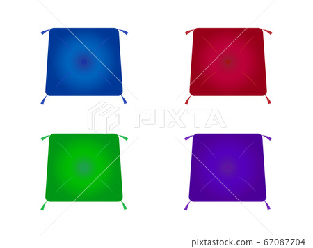 Illustration set of cushion 67087704