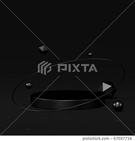 黑色舞台基座，比賽平台 67087716