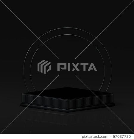 黑色舞台基座，比賽平台 67087720