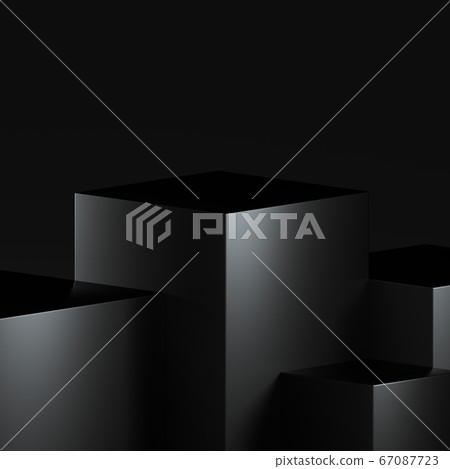 Black stage pedestal, competition platform Black stage pedestal, competition platform 67087723