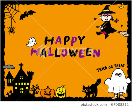 Halloween frame_orange Halloween frame_orange 67088211