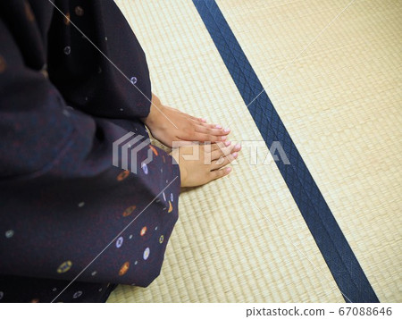 Tea ceremony kimono Tea ceremony kimono 67088646