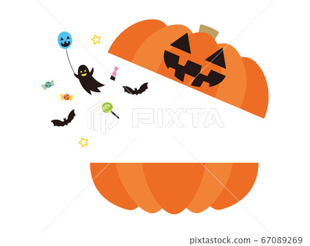 Cut material (Halloween) No 2 characters 67089269