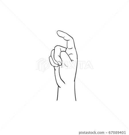 Hand Illustration Hand Illustration 23 67089401