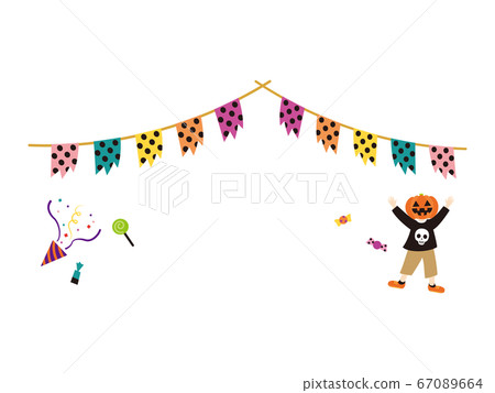 Cut material (Halloween) 16 Cut material (Halloween) 16 67089664