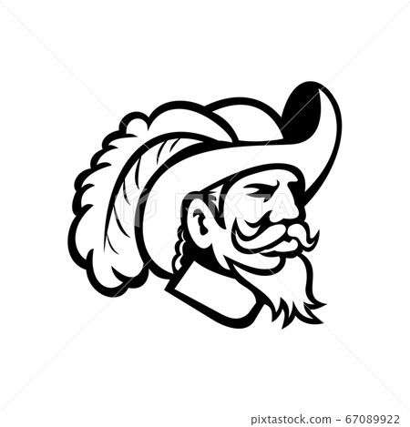 Head of a Cavalier or Musketeer Viewed from Side 67089922
