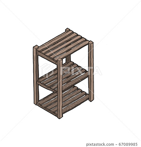 Wooden shelf Wooden shelf 67089985